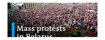 Mass protest in Belarus